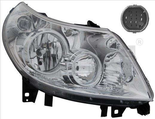 PE BOX 06 - права фара H1/H7 з поворот., + коригування, автом.