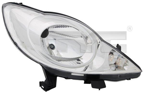 PE 107 права фара H4, автомат., + коригування