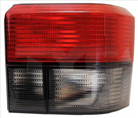 VW T4 лівий димчастий червоний задній ліхтар (- патрон )