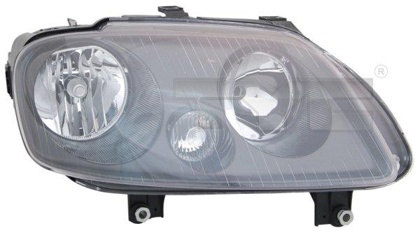 VW Cad 04 - ліва фара H1/H7, черн. рамка, автомат., + коригування