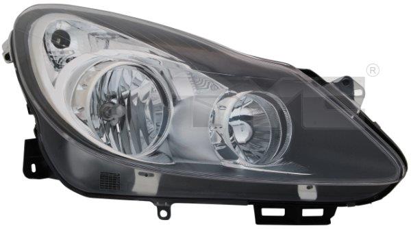OPEL CORSA правий H7+H1 фара передня - страхування OPC