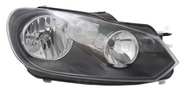 VW GO6 права фара H7/H15 + дн.хід.вогні, автом., + коригування,