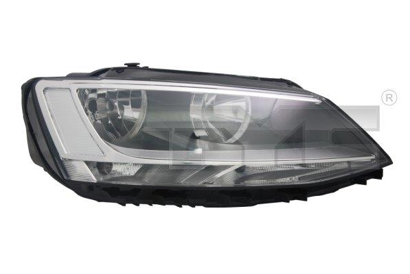 VW Jetta 11 - права фара H7/H7, автомат., + коригування