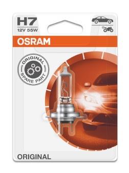 Автомобiльна лампа: H7 12V 55W PX26d (1 шт) blister