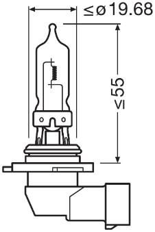 Автомобiльна лампа: HB3 60W 12V P20D NIGHT BREAKER LASER next generation (+150) (к-кт 2 шт