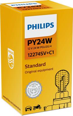 Автомобільна лампа: 12 [В] PY24W SilVeRVision 24W цоколь PGU20/4