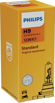Автомобільна лампа: 12 [В] H9 Vision 65W цоколь PGJ19-5