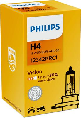 Автомобільна лампа: 12 [В] H4 Vision 60/55W цоколь P43t-38 + 30% світла