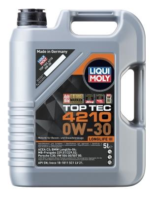 Моторна олива Top Tec 4210 / 0W30 / 5л. /( ACEA C3, VW 504.00/507.00 )