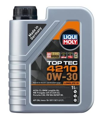 Моторна олива Top Tec 4210 / 0W30 / 1л. /( ACEA C3, VW 504.00/507.00 )