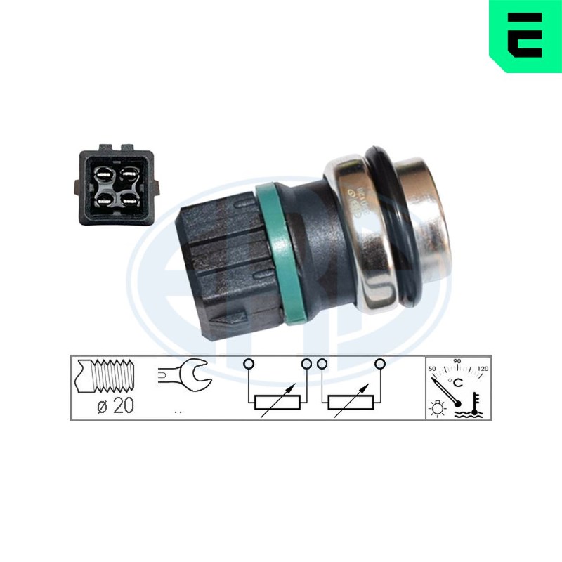 Snímač, teplota chladiva ERA - ERA 330128 | E-shop LKQ CZ s.r.o.