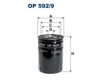 Filtro olio FILTRON OP 592 per Aston Martin