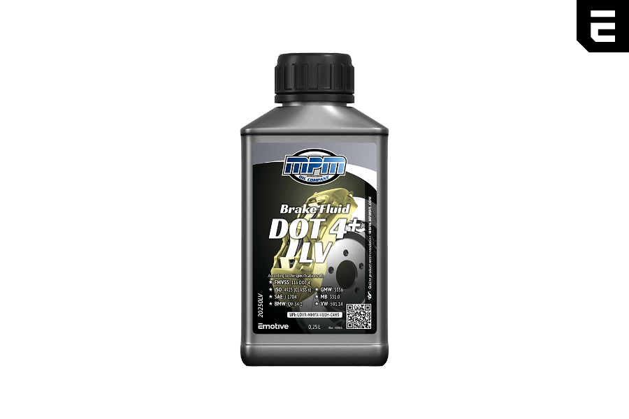 Гальмівна рідина MPM / DOT4+ Lov Viscosity / 250 мл / ( VW 501.14, BMW QV 34 1, GMW 3356)