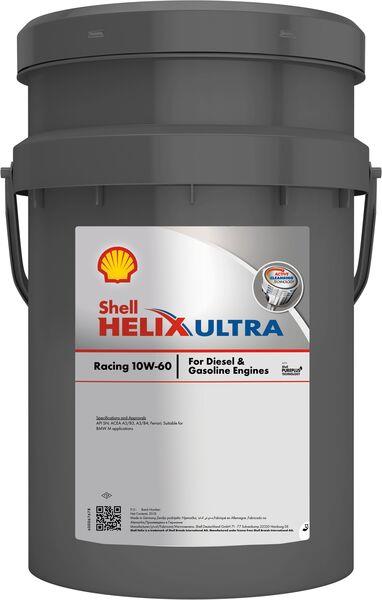 SHELL HELIX Ultra Racing 10W-60 - 20 l ;Br. kisker egységár: 5 053 Ft/L