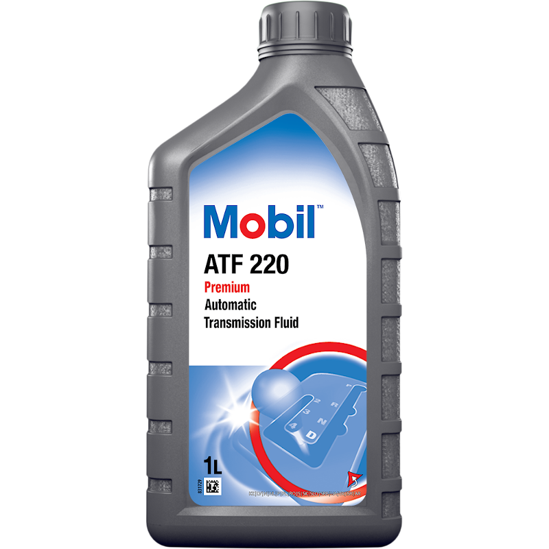 Трансмісійна рідина MOBIL ATF 220 / 1л. / (Dexron II, MB 236.7, GM TASA ) Mobil ATF 220 – це рідина з високим рівнем робочих властивостей для автоматичних трансмісій автомобілів попередніх років випуску, для яких потрібні оливи по специфікації Dexron IID. Ця рідина також застосовується як гідравлічна в деяких особливих випадках. Особливості Mobil ATF 220 провадиться на основі високоякісних традиційних базових олив із застосуванням спеціальної системи присадок для додання антиокисних і протипінних властивостей і поліпшення індексу в язкості, що забезпечує стабільні задані фрикційні і протизносні характеристики. Ця олива забезпечує надійну роботу в різних режимах і умовах водіння і широко застосовується в різних автомобілях випуску до 1994 року. Застосування Mobil ATF 220 рекомендується для деяких автоматичних і ручних трансмісій легкових автомобілів і легких вантажівок, для яких потрібні характеристики масел Dexron IID, а також відповідних гідропідсилювачів рульового управління. Ця олива також придатне для деяких спеціалізованих гідросистем сільськогосподарського та іншого обладнання, де пред'являються аналогічні вимоги до оливи. Користувачам рекомендується перевірити вимоги виробника обладнання. Інші області застосування включають: • Трансмісії, гідропідсилювачі рульового управління та інші гідросистеми позашляхових машин, що вимагають застосування масел рівня Dexron IID або Allison C-4. • Гідравлічні промислового обладнання та їх компоненти.