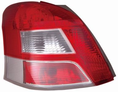 ліхтар задній лівий, без патрона, жовто-червоний, LED, 1/09-