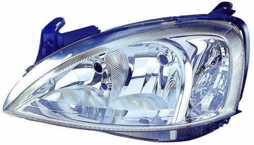 Фара права H7/H7 з прозр. corner lamp, електричне регулювання, -6/02 (Valeo тип) [DEPO]