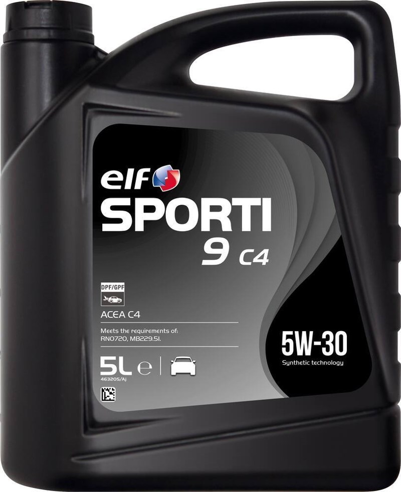 Моторна олива Elf Sporti 9 C4 / 5W30 / 5л. / (ACEA C4 )