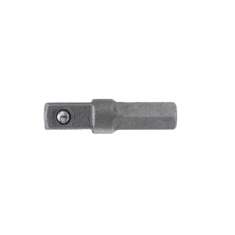 Адаптер 1/4" L=25мм (для головки 1/4") на шуруповерт, 1шт