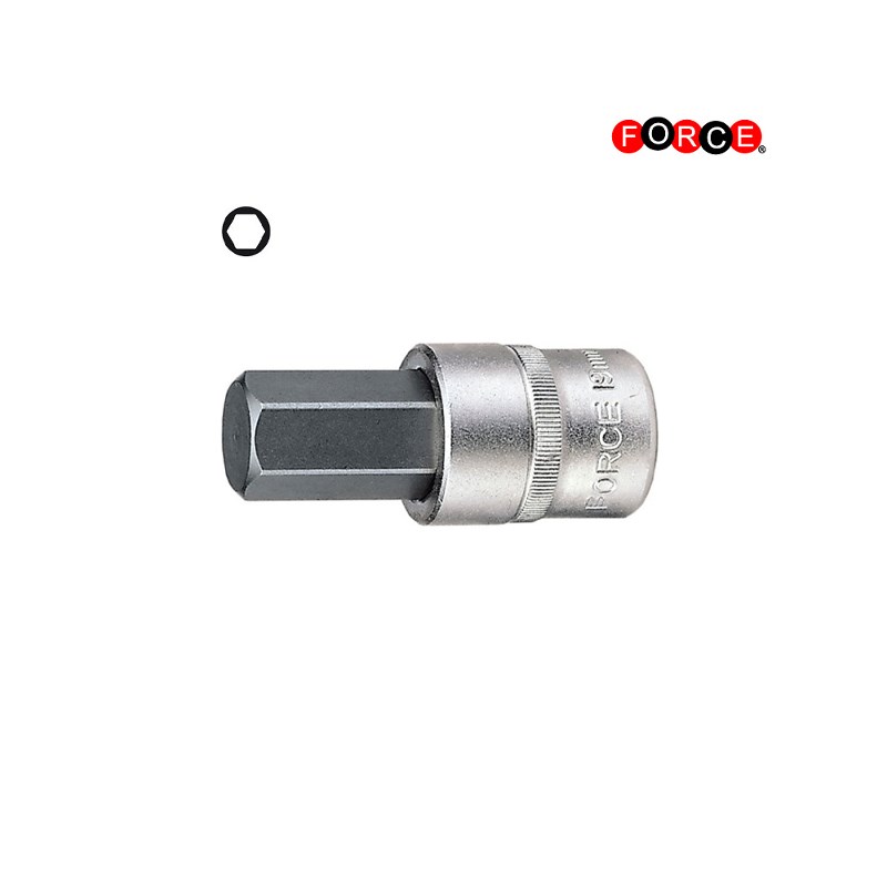 Головка з бітою HEX 4мм L=55 мм, 1/2"