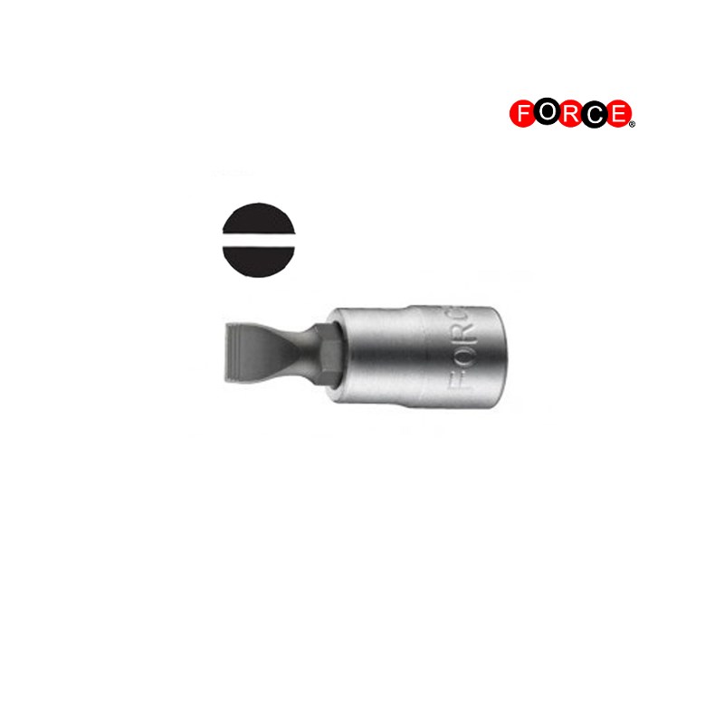 Головка з бітою шліцева 4мм 1/4" L=32мм