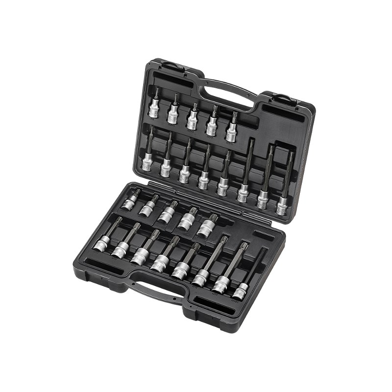 1/2" Набір головок з бітами RIBE • Довжина 100 mm, Ribe CV M5, M6, M7, M8, M9, M10, M12, M13, M14. M16 • Довжина 140 mm, Ribe CV M8, M9, M10, M12, M14. • Довжина 140 mm, Ribe CV M10 • Довжина 63 mm, Ribe CV з отвором M5, M6, M7, M8, M9, M10, M12, M14, M16 • Довжина 55mm, Ribe CV M6