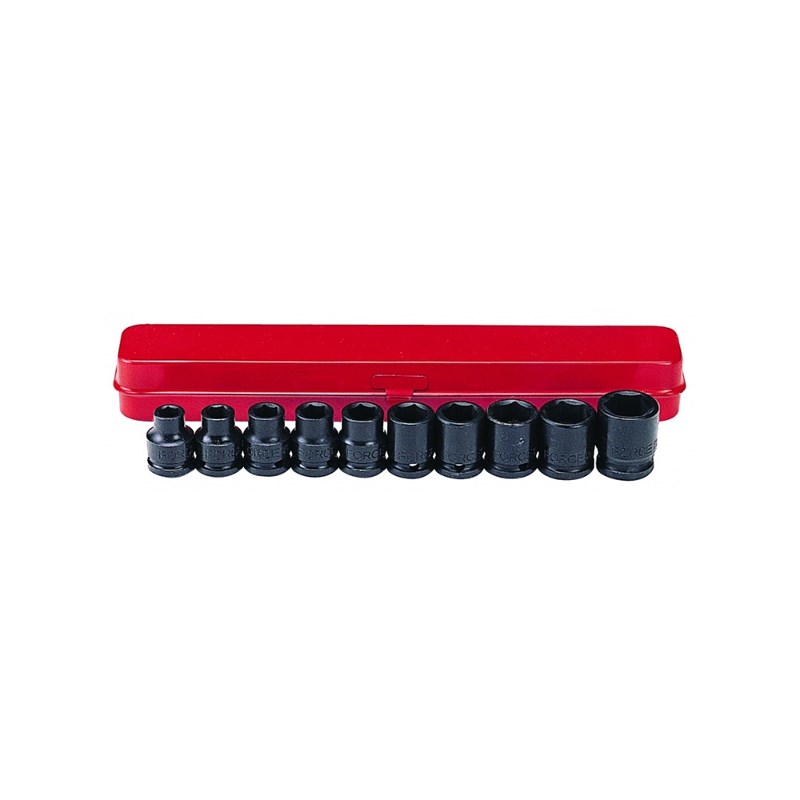 Набір головок 1/2" 10 пр 11-24 мм 11,12,13,14,16,17,19,21,22,24 mm