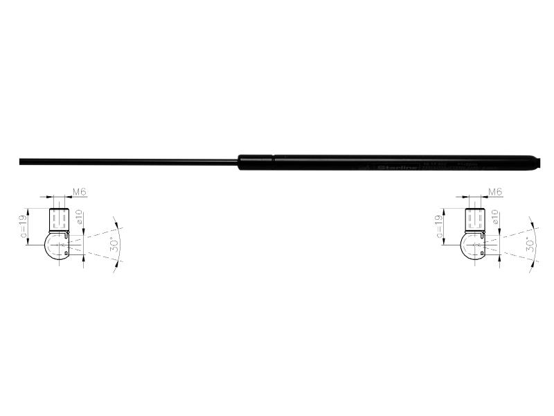 Starline gázrugó MAZDA 2 (B2W), 04/03-