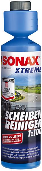 Sonax Xtreme nyári szélvédőmosó koncentrátum 1:100 250 ml ;Br. kisker egységár: 14 716 Ft/l