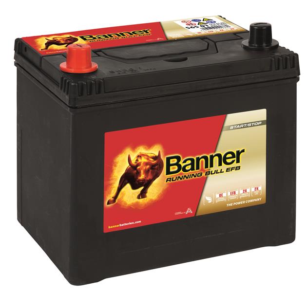 Banner akku Running Bull EFB 12V 65Ah 550A B+ 233x173x203 B00