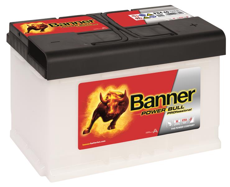 Banner akku Power Bull Professional 12V 84Ah 720A J+ 315x175x190 B13 Banner akkumulátor