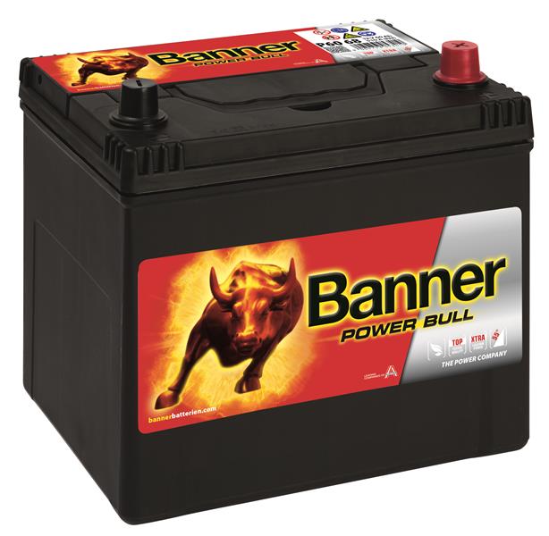 Banner akku Power Bull 12V 60Ah 510A J+ 233x173x203 B00 Banner akkumulátor