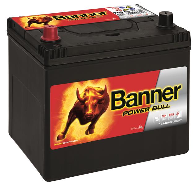 Banner akku Power Bull 12V 60Ah 510A B+ 233x173x203 B00 Banner akkumulátor