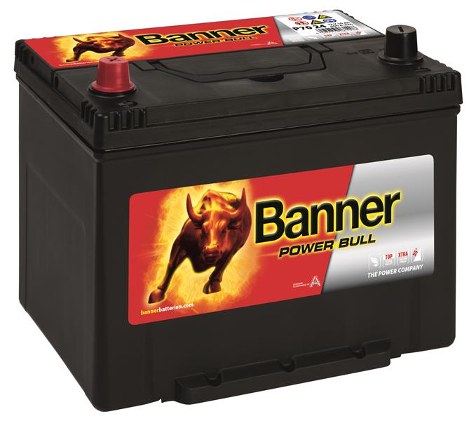 Banner akku Power Bull 12V 70Ah 600A B+ 260x174x200 B01 Banner akkumulátor
