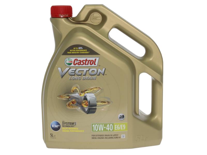 Castrol Vecton LngDrn 10W-40 E6/E9 5L ;Br. kisker egységár: 5 524 Ft/l