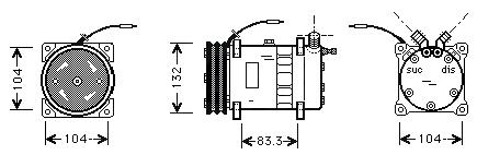 Klíma Kompresszor  Universal SD508-9285