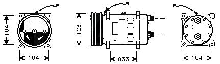 Klímakompresszor Universal SD7H15-7830