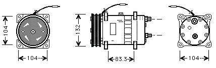 Klíma Kompresszor  Universal SD7H15-8023