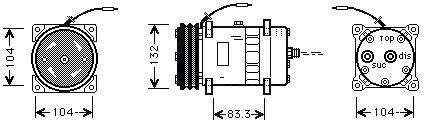 Klíma Kompresszor  Universal SD5H14-S6631
