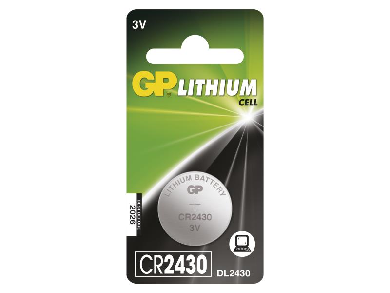 GP CR2430 lítium gombelem - 1db
