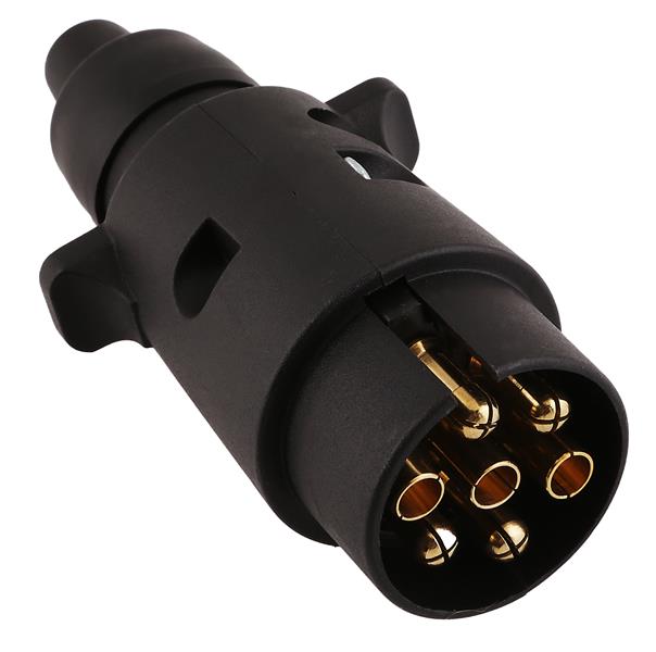 Utánfutó csatlakozódugó 7 pólusú (műanyag)