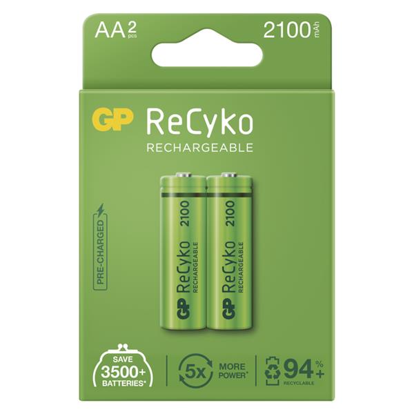 GP újratölthető akkumulátor ReCyko 2100 AA 2db