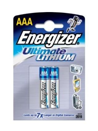 Energizer AAA / 2 Ultimate FR03 / 2 lítium akkumulátor