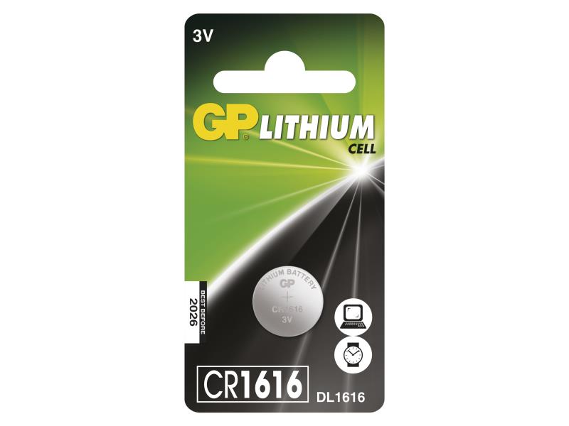 GP CR1616 lítium gombelem - 1db