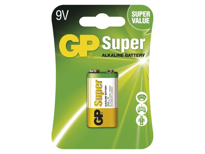 GP Super elem 6LF22 (9V) - 1db