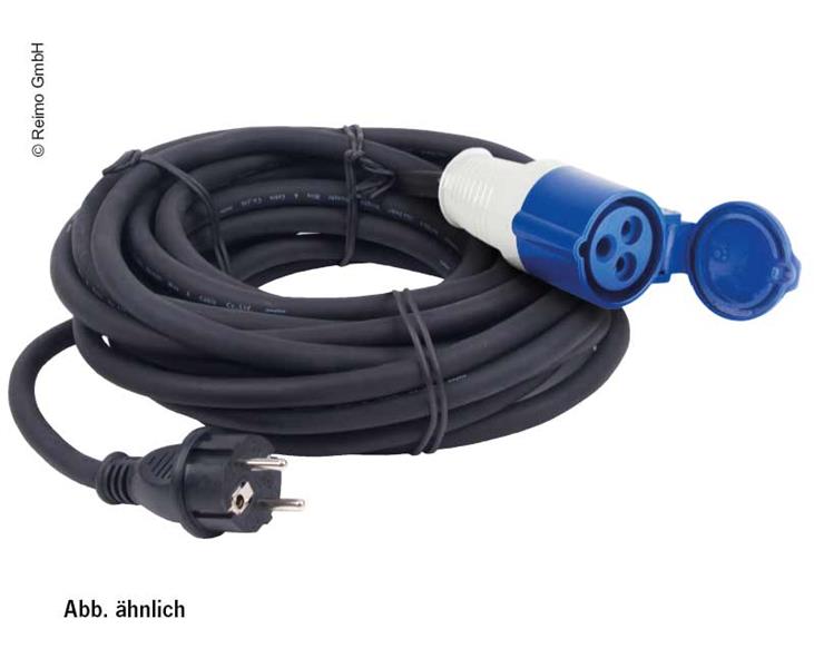 CEE Adaptérový Kabel, Schuko Zástrčka/CEE Zásuvka, 3x1,5mm², 400mm - DO ...