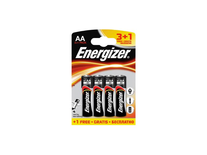 Energizer alkáli elem AA 3+1 db