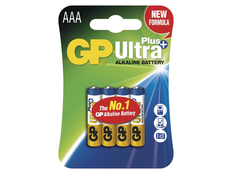 GP Ultra Plus elem LR03 (AAA) - 4db