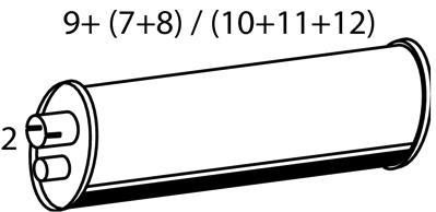 Kipufogódob 674 490 00 01