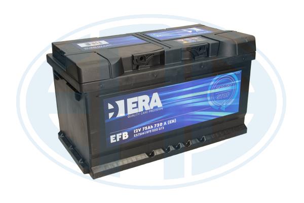 ERA akkumulátor EFB 12V 75Ah 730A J+